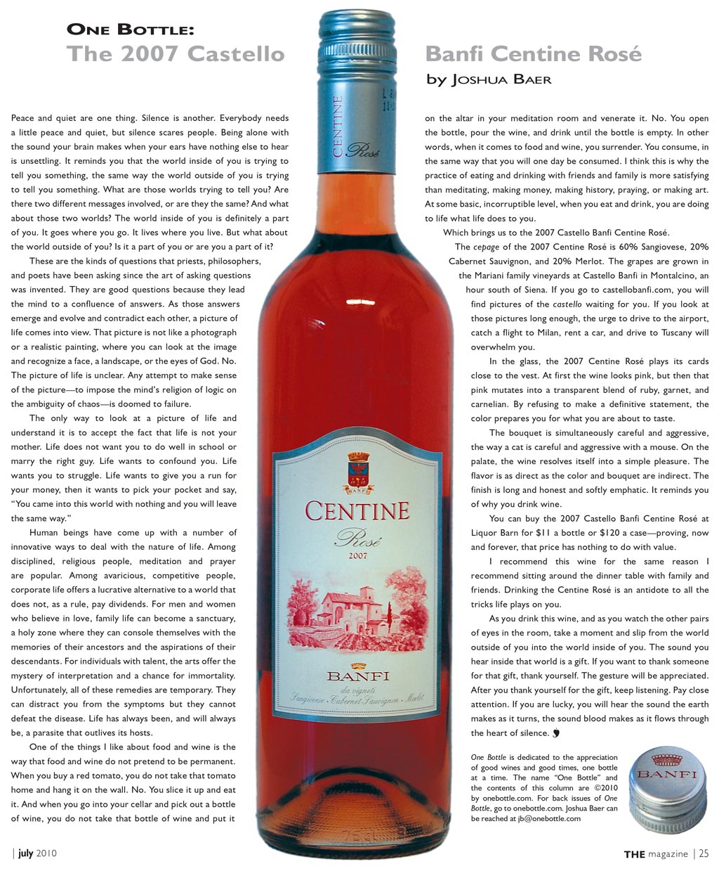 2007 Castello Banfi Centine Rosé